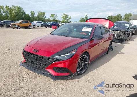 2022 Hyundai Elantra N Line from USA, damaged, VIN KMHLR4AF2NU231796